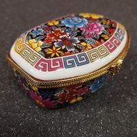 Шкатулка фарфоровая букет Цветов