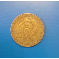 Алжир 20 сантимов 1975 год