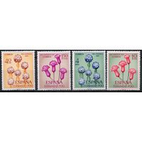 Испанская колония Фернандо По 1967. Флора. Цветы. 4 марки Mi 251-54
