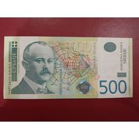 Сербия. 500 динар 2012 года, серия ВА, UNC. Торг