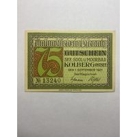 75 пфенингов (нотгельды) г. Германия.-1012