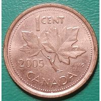 1 цент Канада 2005 год