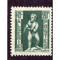 Французский Алжир. Символы страны. Мальчик с орлом