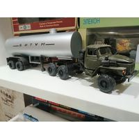 Урал 4320,, ЭЛЕКОН,, с п/прицепом битумовоз ДС-164 /ЦБ-18,,КазЛаб,,