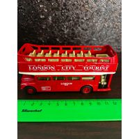 Машинка лондонский двухэтажный автобус с открытым верхом