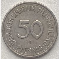 Германия 50 пфеннигов 1985 г. J