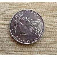 Werty71 Ватикан 100 лир 1973 Голубь