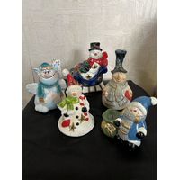 Подарки Подсвечники Дед Морозы Снеговики Новый Год Новогодние игрушки