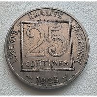 Франция 25 сантимов 1903   3-12-5