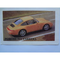 Календарик 1996 г. Porche 911 Carrera. Навигатор.