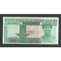 Гана 20 седи 1980 года. Тип Р-21b. Состояние UNC