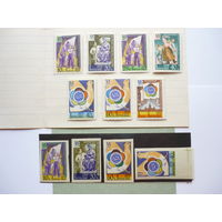 Серии марок СССР 1957 г.! Качество! Чистые (MNH **)! По тематике - Всемирный фестиваль молодежи в Москве. Серии с перфорацией и без перфорации. Состояние.