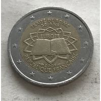 Франция 2 евро 2007 - 50 лет подписания Римского договора