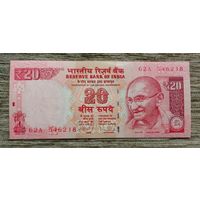 Werty71 Индия 20 Рупий 2012 - 2018 UNC банкнота Ганди