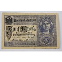 1917 год Германия 5 марок