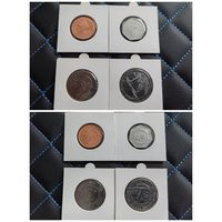 Распродажа !!! Мадагаскар 4 монеты (5, 10, 20, 50 ариари) 1996-2005 гг. UNC