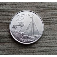 Werty71 Багамы Багамские острова 25 центов 2007 Корабль Рыба