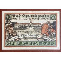 Нотгельд Фюрстенхоф, 50 пфеннигов 1921 год. Веймарская республика.