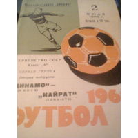 02.07.1969--Динамо Минск--Кайрат Алма-Ата