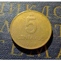 5 сентаво 1987 Аргентина #01