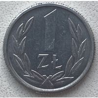 Польша 1 злотый 1989 г.