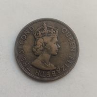 Восточные Карибы 2 цента 1955 г.