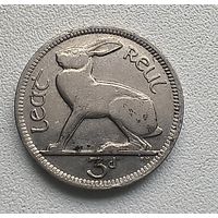 Ирландия 3 пенса, 1934  7-1-30