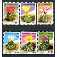 Бенин - 1996 - Цветы. Кактусы - [Mi. 824-829] - полная серия - 6 марок. MNH.  (Лот 38JN)-T4P3