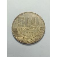 Коста Рика 500 колон 2007 года .