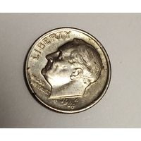 США 10 центов 1988