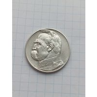 Польша 5 злотых 1934г.  Легионер.