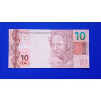 Бразилия 10 реалов 2010