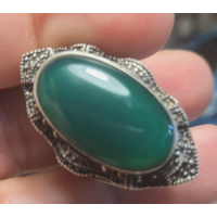 Антикварное советское русское кольцо из чистого серебра 925 женское