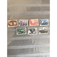 Марки чистые 1949 год (спорт 7марок)