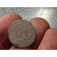 5 грошей 1811 г. IВ. Герцогство (Княжество) Варшавское хорошая