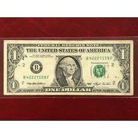 1 доллар США 1993,  (B) New York