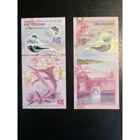 Бермудские острова (Бермуды) 5 долларов 2024 банкнота года