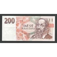 Чехия 200 крон 1996 года. Тип Р-13. Состояние XF
