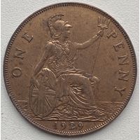 Великобритания 1 пенни 1929 г.