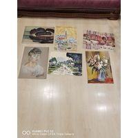 51 работа Акварель художник Н Звонков старт с 1 рубля трёхдневный аукцион