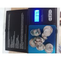 Лот царского серебра из печи(горелое)