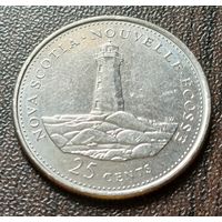 Канада 25 центов, 1992 Новая Шотландия    ( 1-6-5 )
