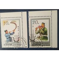 КНДР 1985 музыкальные инструменты.