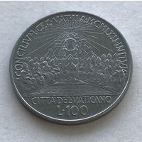 Ватикан 100 лир 1962 Папа Иоанн XXIII - Второй Ватиканский собор