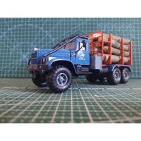 Масштабная модель КраЗ 255В Сортиментовоз Масштаб 1/43 конверсия