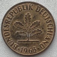 Германия 2 пфеннига 1963 г. J
