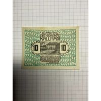 10 геллеров (нотгельды) Австрия.-2512