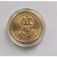 1 доллар 2008 г. Эндрю Джексон. С рубля.