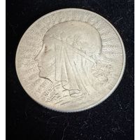 5 злотых 1934 г.  Польша.  Ядвига. (2)  Серебро