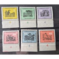 Германия, ГДР 1959 г. Mi.698-703 MNH** полная серия